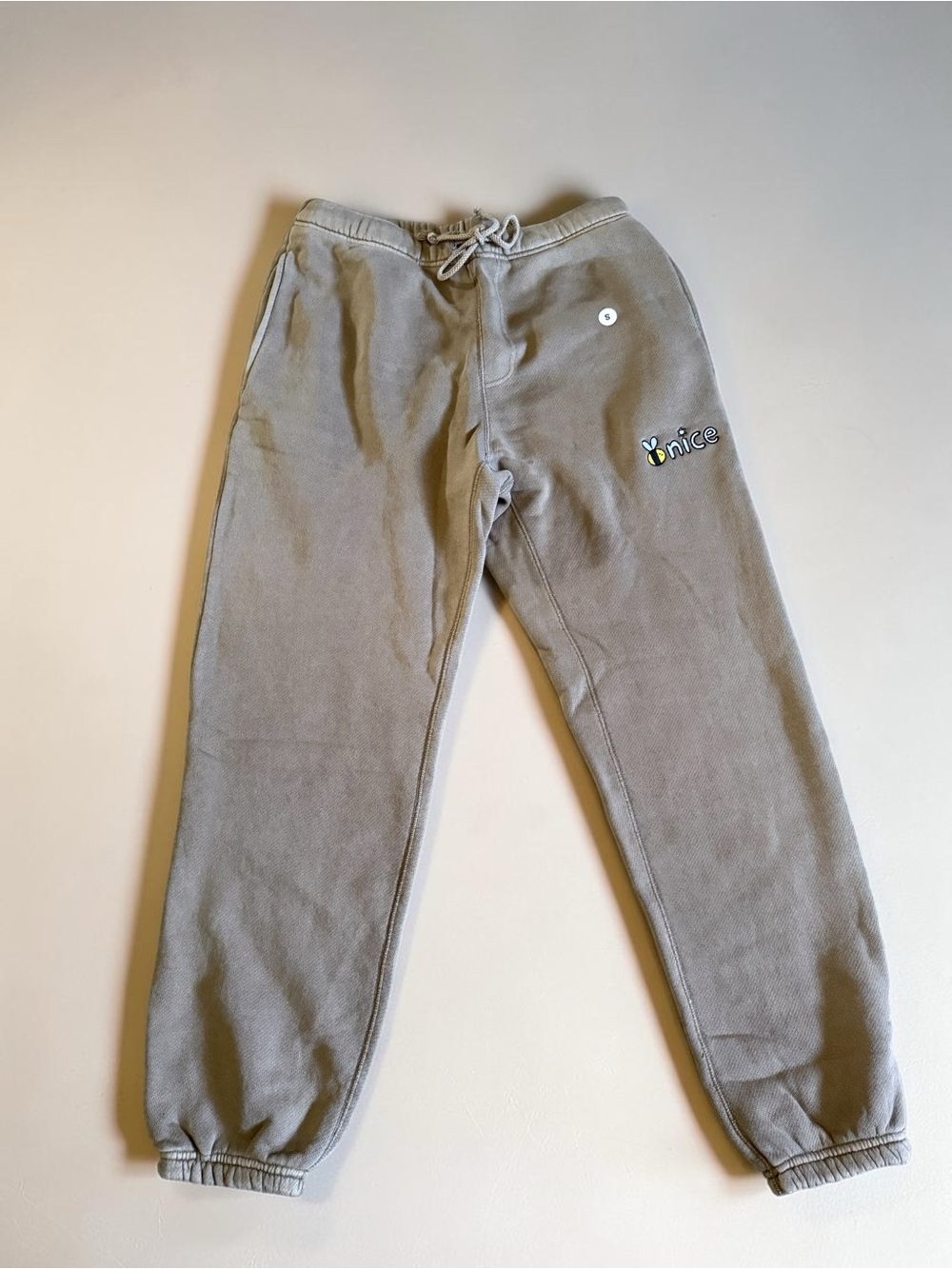 Gray Drawstring Jogger Sweatpants